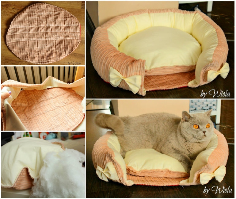 30+ Brilliant Pet Bed DIY Ideas with Tutorials