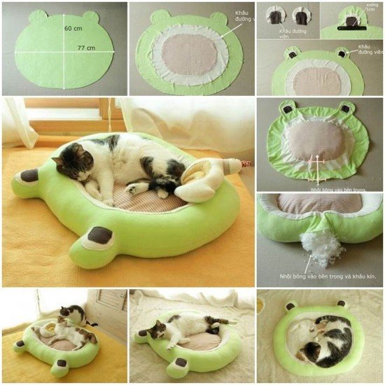 30+ Brilliant Pet Bed DIY Ideas with Tutorials