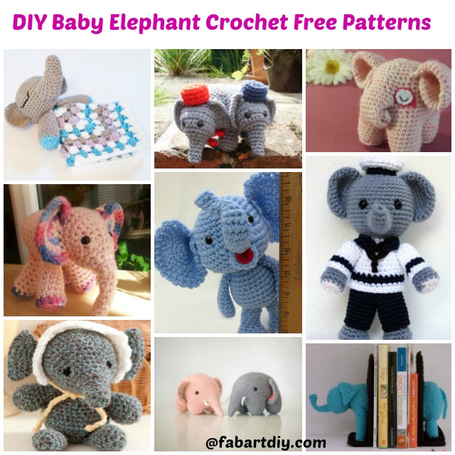 DIY Baby Elephant Crochet Free Patterns