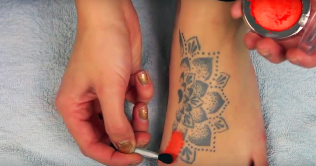 DIY How To Cover Up A Tattoo