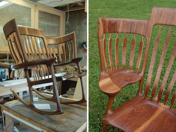 Dad Builds Triple Rocking Chair So He Could Read To His 3 Kids