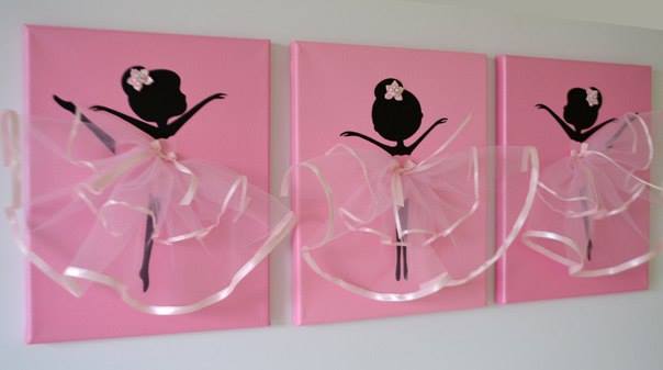 Dancing Ballerina Canvas Wall Art