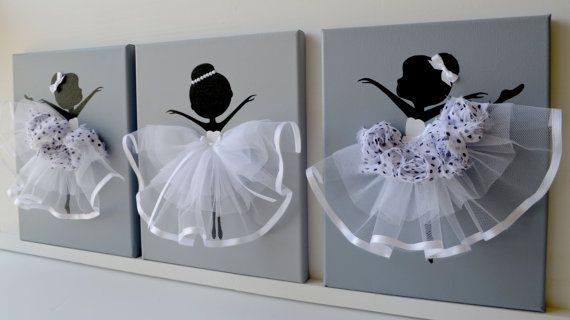 Dancing Ballerina Canvas Wall Art