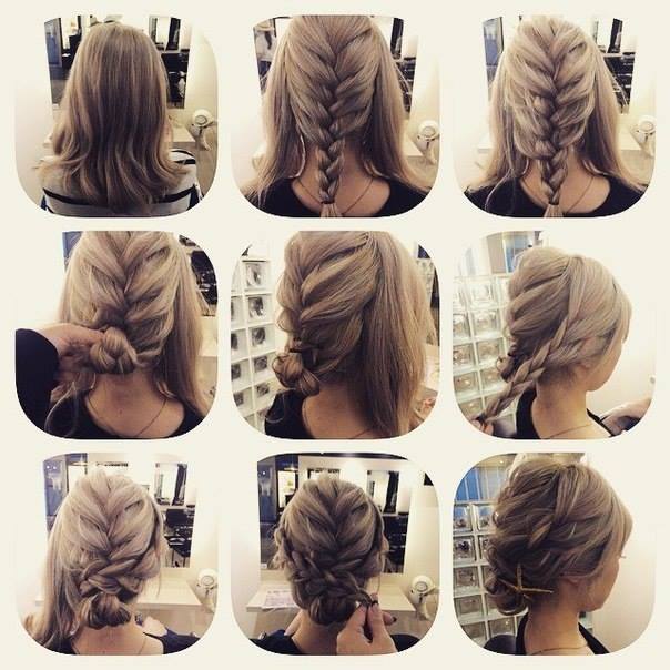 Fashionable Braid Hairstyle for Shoulder Length Hair