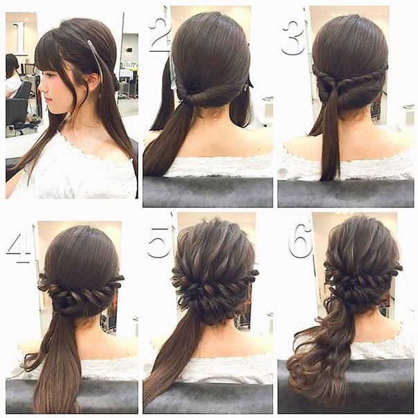 Fashionable Braid Hairstyle for Shoulder Length Hair