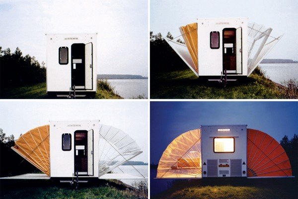 This Camper May Look Odd, But Once You See Inside, You'll Want One - transformable mobile house design