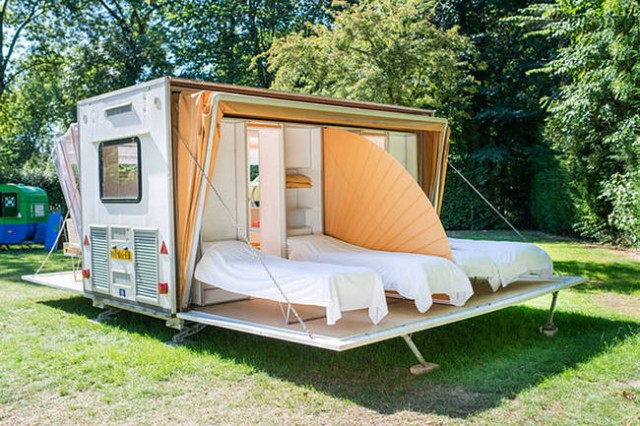 This Camper May Look Odd, But Once You See Inside, You'll Want One - transformable mobile house design