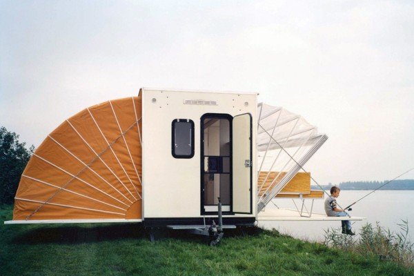 This Camper May Look Odd, But Once You See Inside, You'll Want One - transformable mobile house design