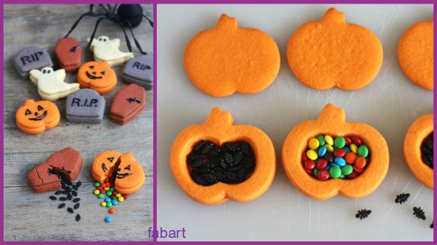 10 Fun and Sweet Halloween Treats DIY Ideas 06-Halloween Pinata Cookies