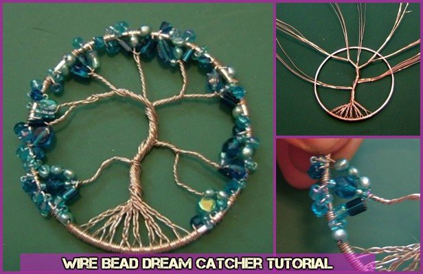 DIY Bead Dream Catcher Tutorial