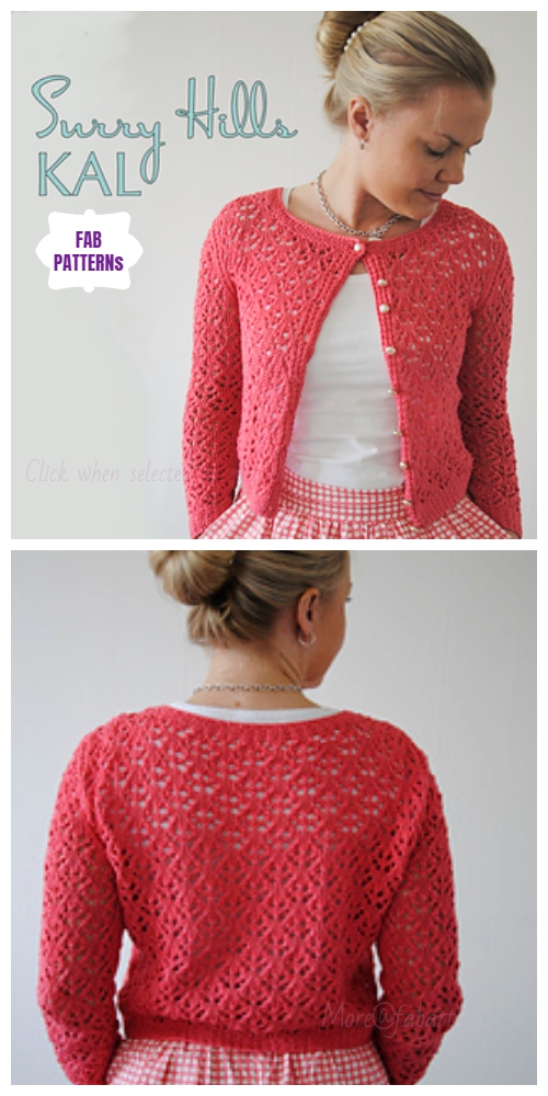 Knit Surry Hills Cardigan Free Knitting Pattern 