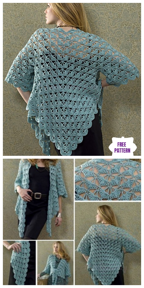 Crochet Zen Lace Jacket Free Crochet Pattern