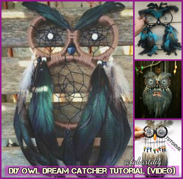 DIY Owl Dream Catcher Tutorial (Video)