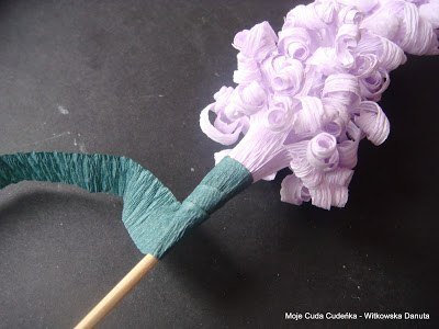 DIY Beautiful Crepe Paper Hyacinth Flower