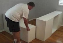 IKEA Hack: DIY Platform Bed with Storage Out of Kitchen Cabinets IKEA Hack: DIY Platform Bed with Storage Out of Kitchen Cabinets