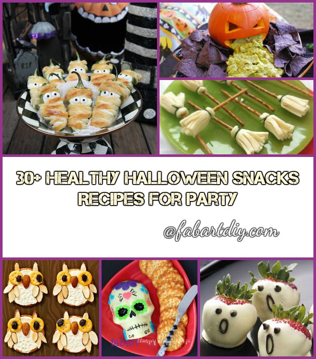 30 Healthy Halloween Snacks Recipes for Party