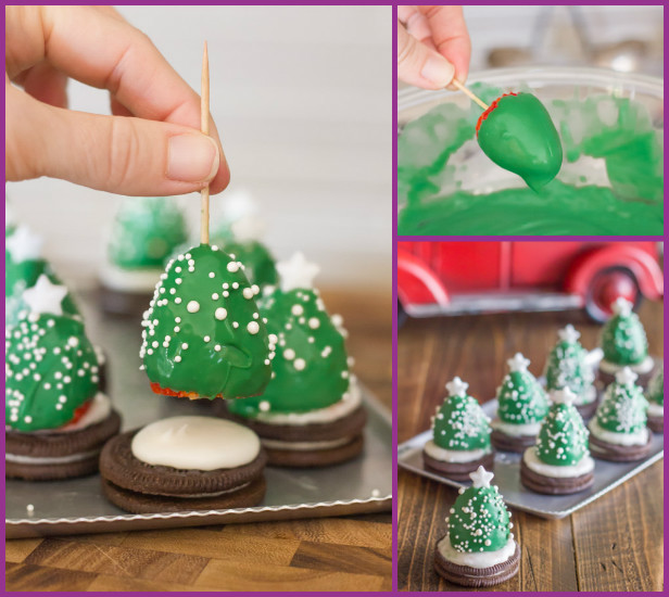 DIY Chocolate Covered Strawberry Christmas Tree Recipe