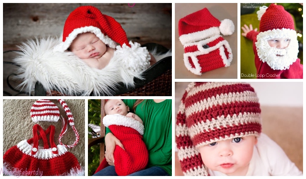 free crochet baby christmas dress patterns