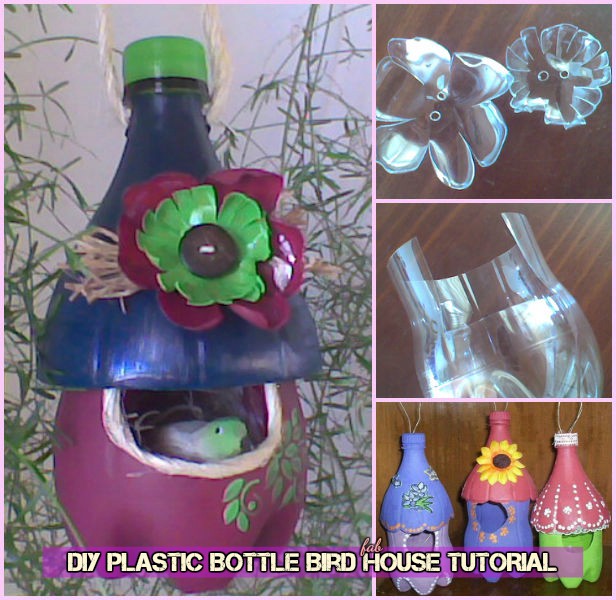 DIY Plastic Bottle Bird House Tutorial-Video