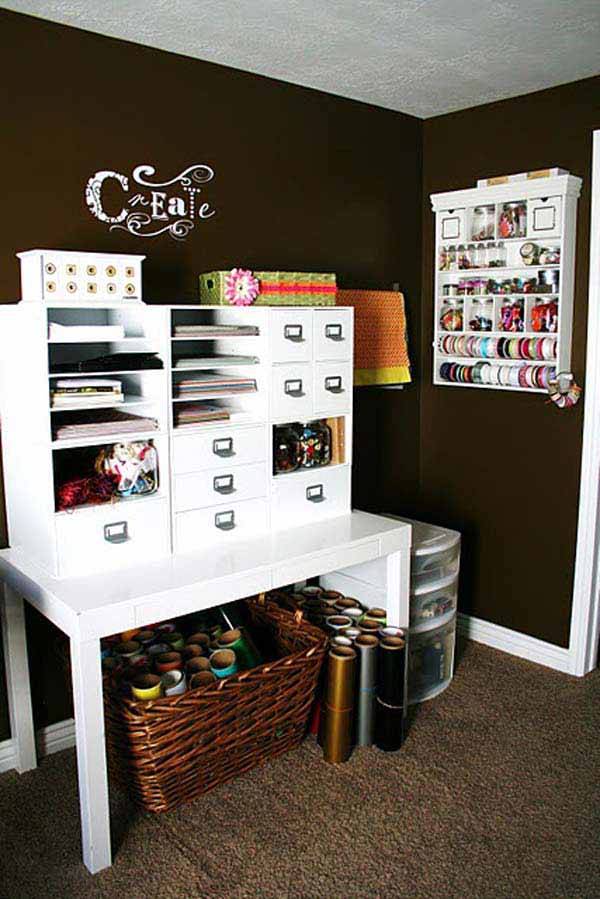 20+ Clever DIY Ways and Hacks to Organize Your Office In No Time