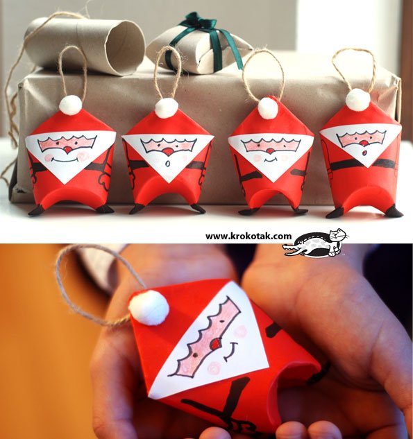 20+ Toilet Paper Roll Christmas DIY Craft Projects for A Wonderful Holiday