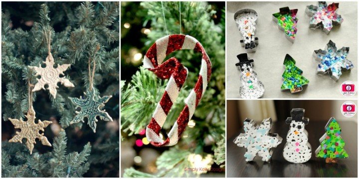 DIY Creative Christmas Ornaments DIY from Cookie Cutters - Easy Tutorials