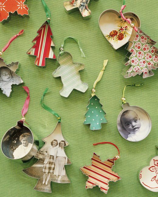 Creative Christmas Ornaments DIY from Cookie Cutters