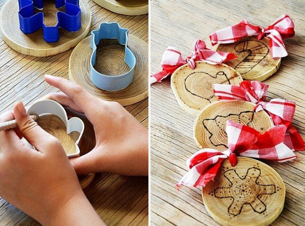 Creative Christmas Ornaments DIY from Cookie Cutters