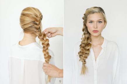 How to Make French Braid Hairstyle Tutorial - frozen's elsa french braid