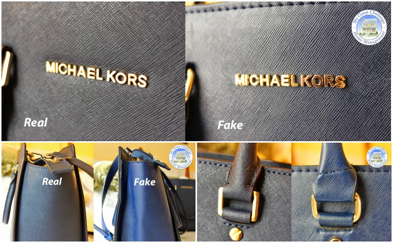 how can u tell if a michael kors purse is real