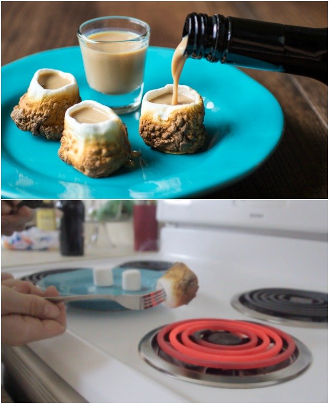 DIY Toasted Marshmallow Shot Glass Recipe Video