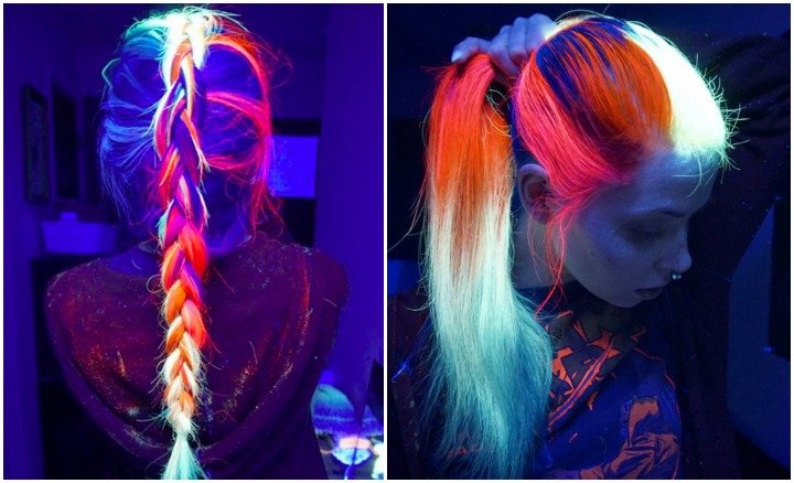 Glow in the Dark Hair Is Getting Too Hot to Stay In Style-DIY Glow In The Dark Hair Dye