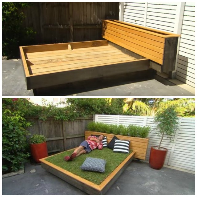 How to make an amazing Grass Day Bed