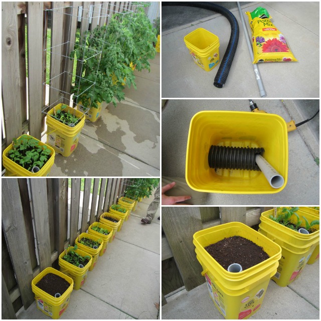 Diy Self Watering Container Garden, How To Build A Self Watering Garden
