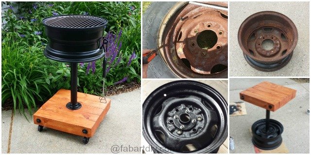 DIY Tire Rim Grill No Welding Step by Step Tutorial