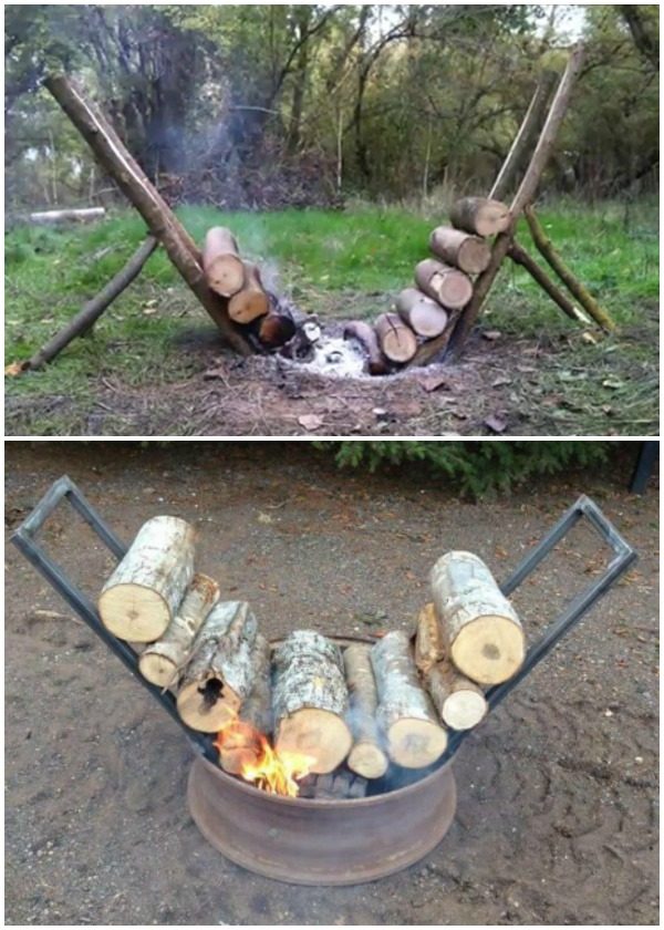 How to Build Self Feeding Fire That Lasts 14+ Hours