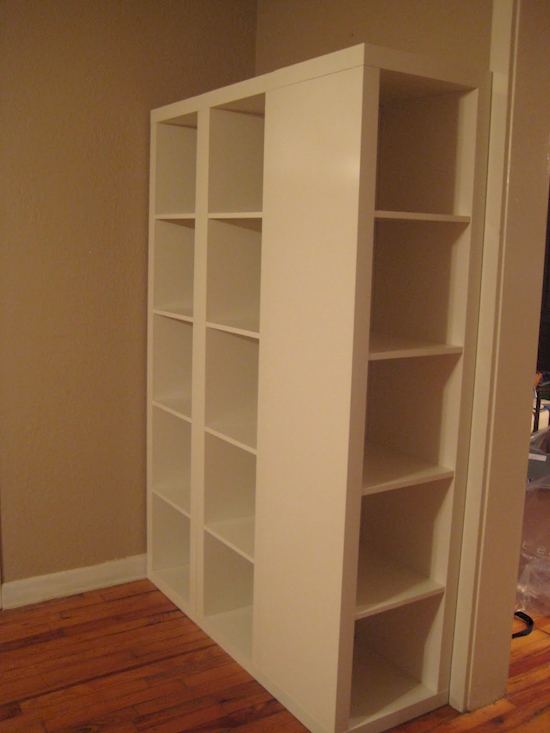 DIY IKEA Expedit Shelf Redesign Hack