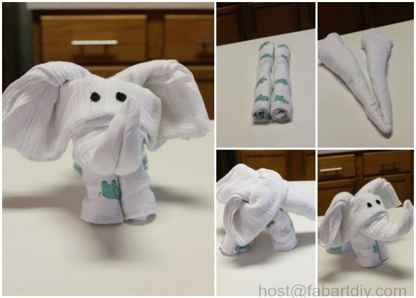 DIY Swaddle Blanket Elephant Tutorials 