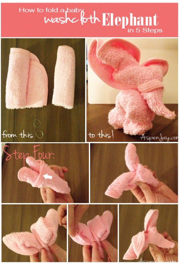 DIY Towel Elephant Tutorials 