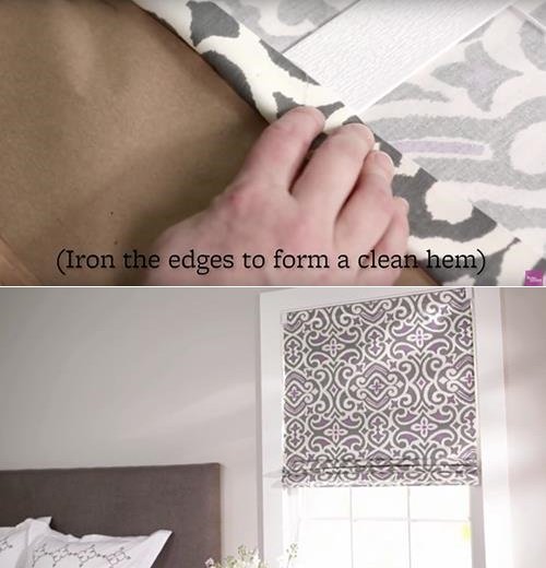 DIY Window Blind Roman Shade Video