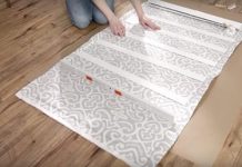 DIY Window Blind Roman Shade (Video) DIY Window Blind Roman Shade