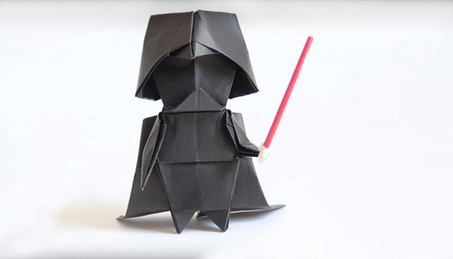 How To Make Origami Darth Vader