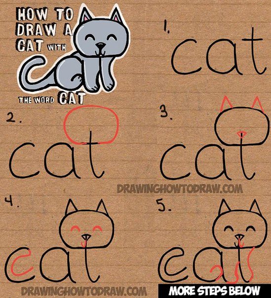 How to Draw with Words-cat