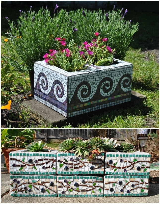 10 Amazing Cinder Block DIY Ideas and Projects-concrete cinder block planter