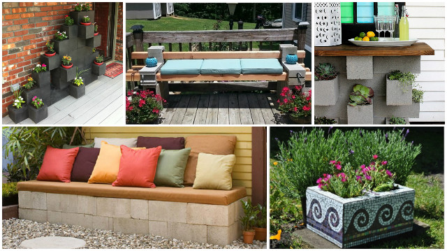 10+ Amazing Cinder Block DIY Ideas and Projects