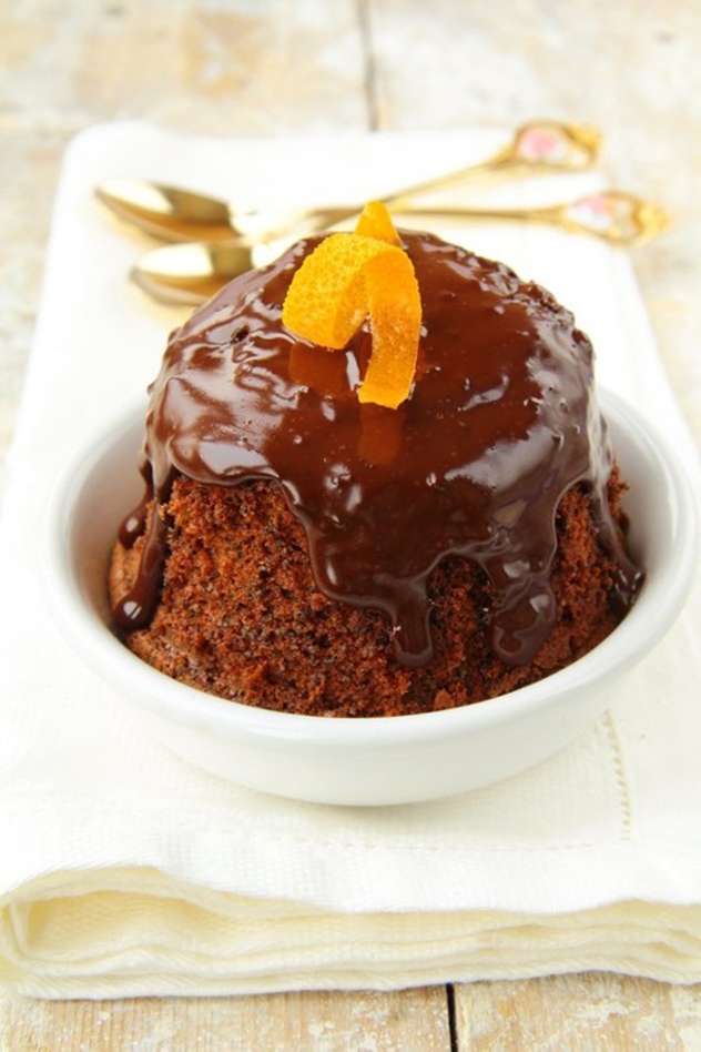 20 DIY Mug Cakes Recipes to Start Your Day-Chocolate Orange Cake 