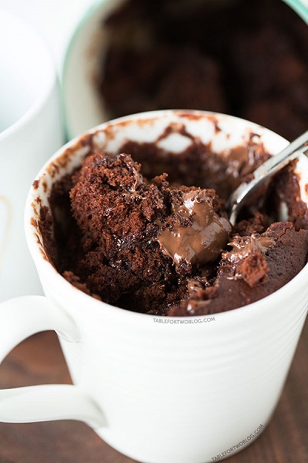 20 DIY Mug Cakes Recipes to Start Your Day-The Moistest Chocolate Mug Cake