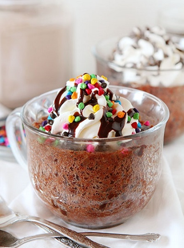 20 DIY Mug Cakes Recipes to Start Your Day-Chocolate Mug Cake in 1 Minute