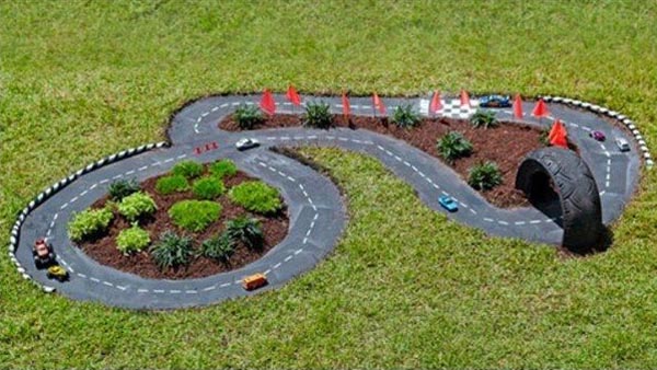 DIY Outdoor Race Car Track Tutorial