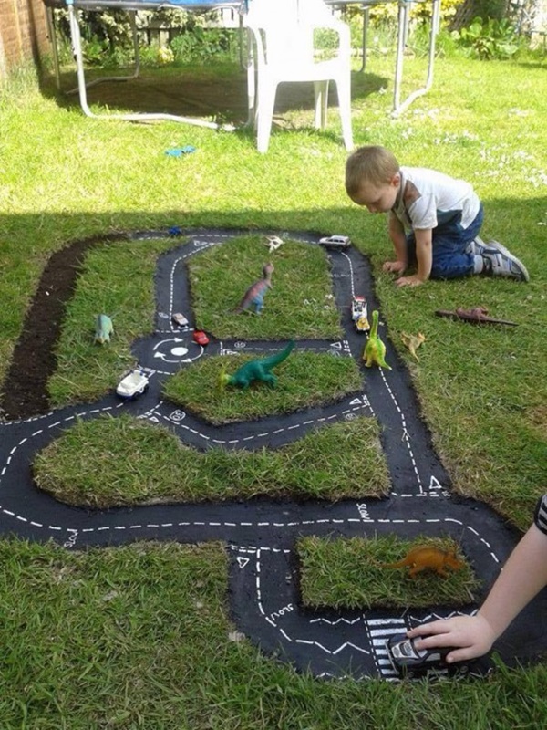 DIY Outdoor Race Car Track Tutorial-video